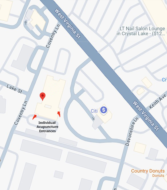 Map To Wellness Individual Acupuncture | 457 Coventry Lane * Crystal Lake, IL